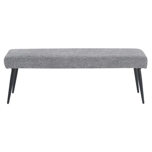 Nova Grey Fabric Dining Bench