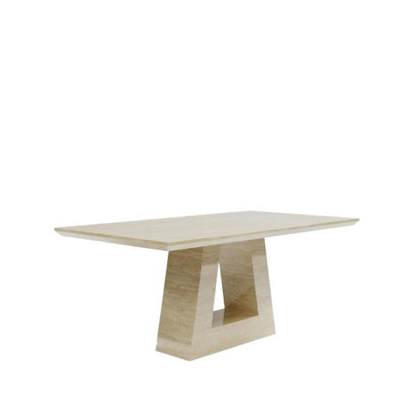Pluto Beige Marble Dining Table - 160