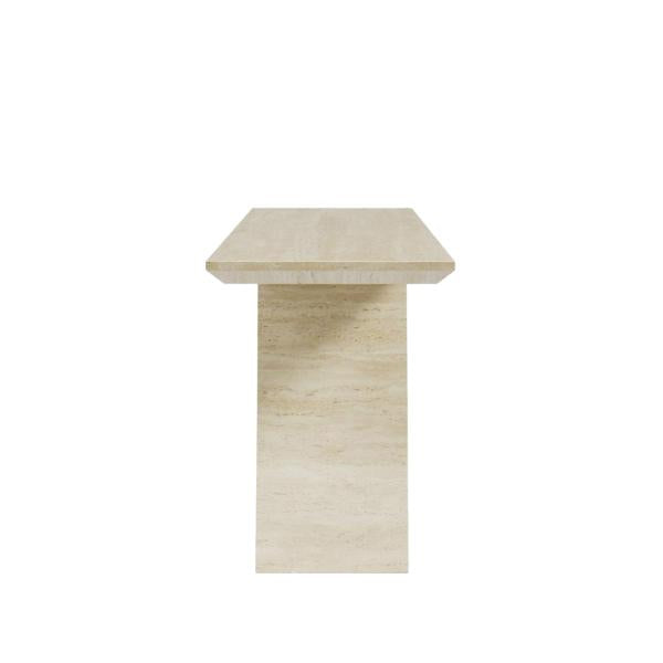 Pluto Beige Marble Console Table