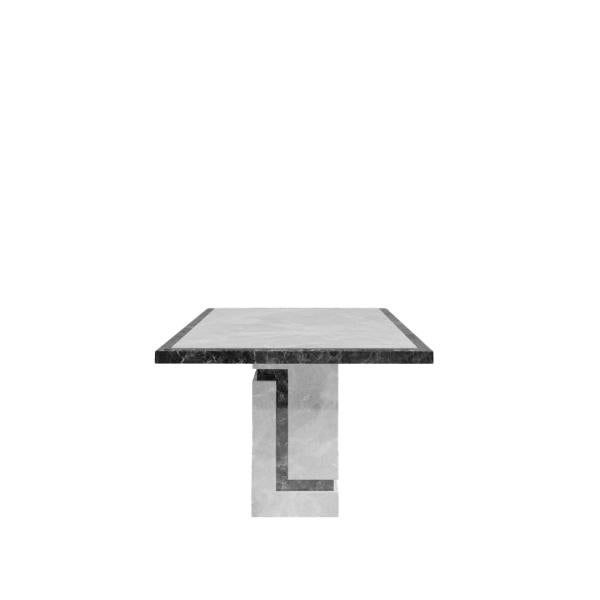 Venus Grey Marble Dining Table - 200cm