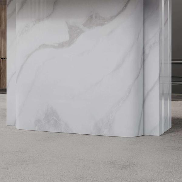 Valente White Marble Dining Table - 240cm