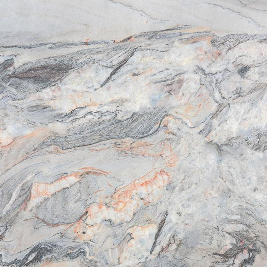 Daytona Silver White Marble Coffee Table