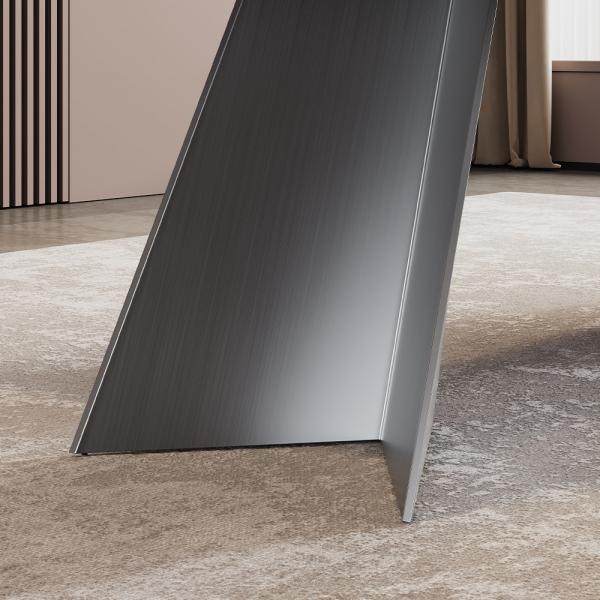 Daytona White Marble Dining Table - 220cm