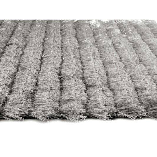 Silver Grey Shaggy Rug