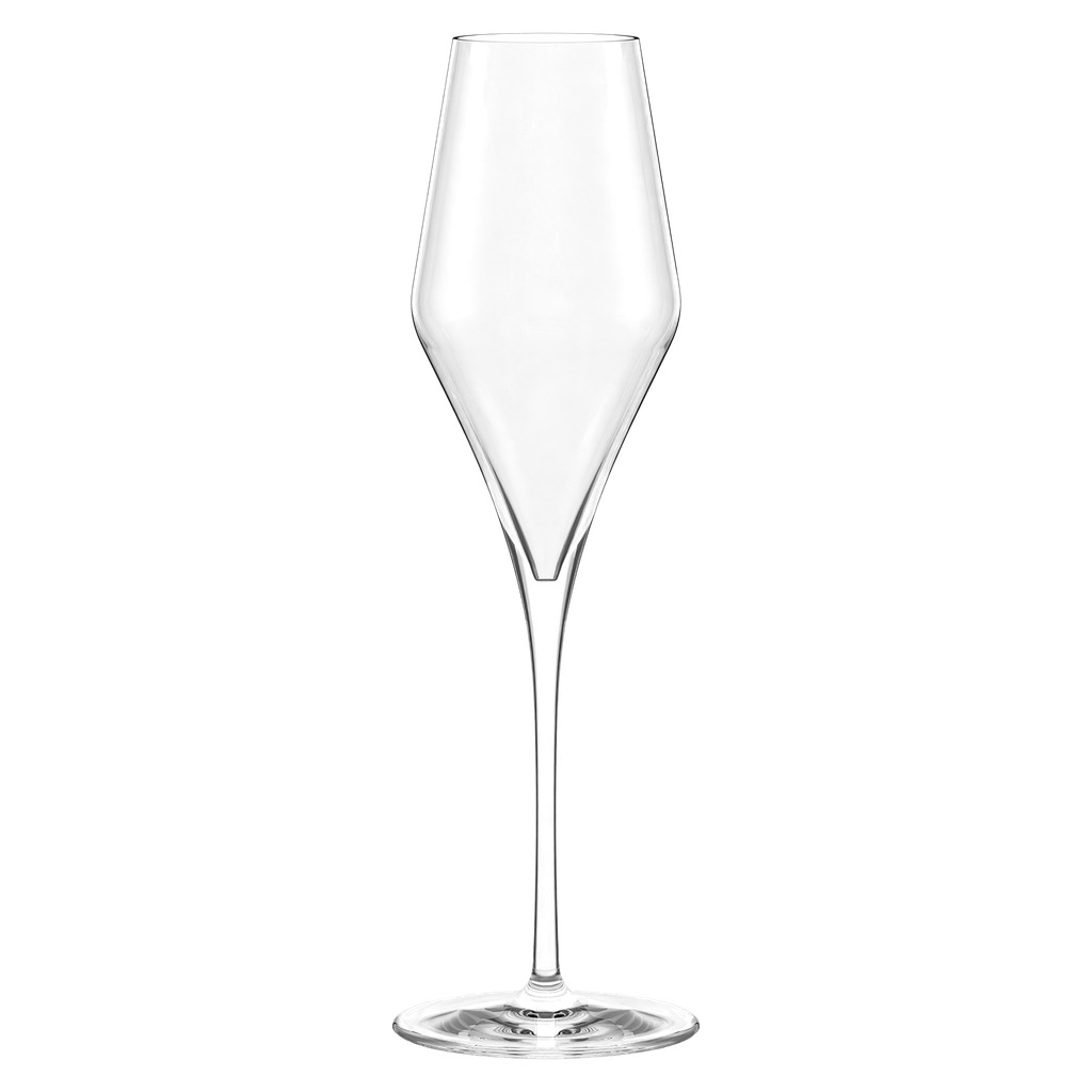 Stolzle Lausitz Quatrophil Glass Champagne Flutes - 290ml - Box of 6