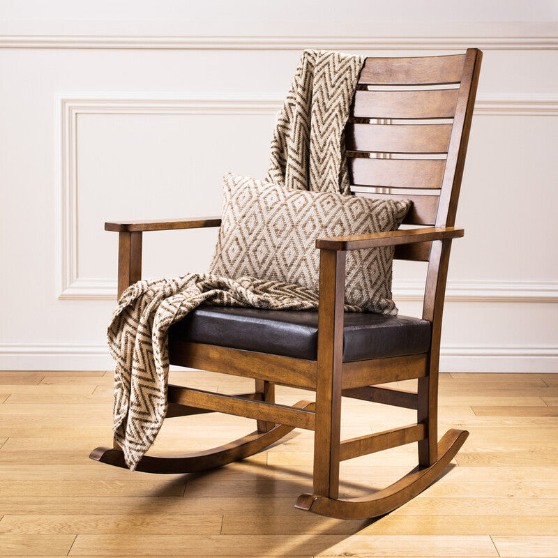 Beige Woven Throw | Bosie Chevron