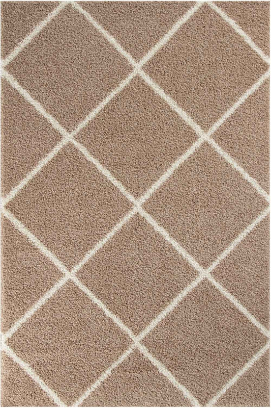 Beige Shaggy Rug