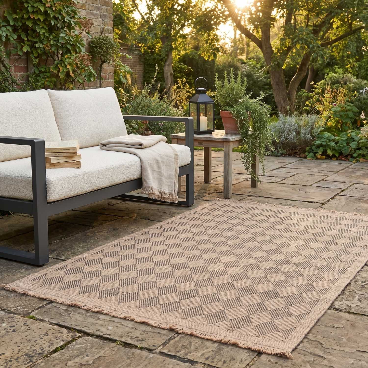 Nature Outdoor Rug Dark Grey | 5300DG