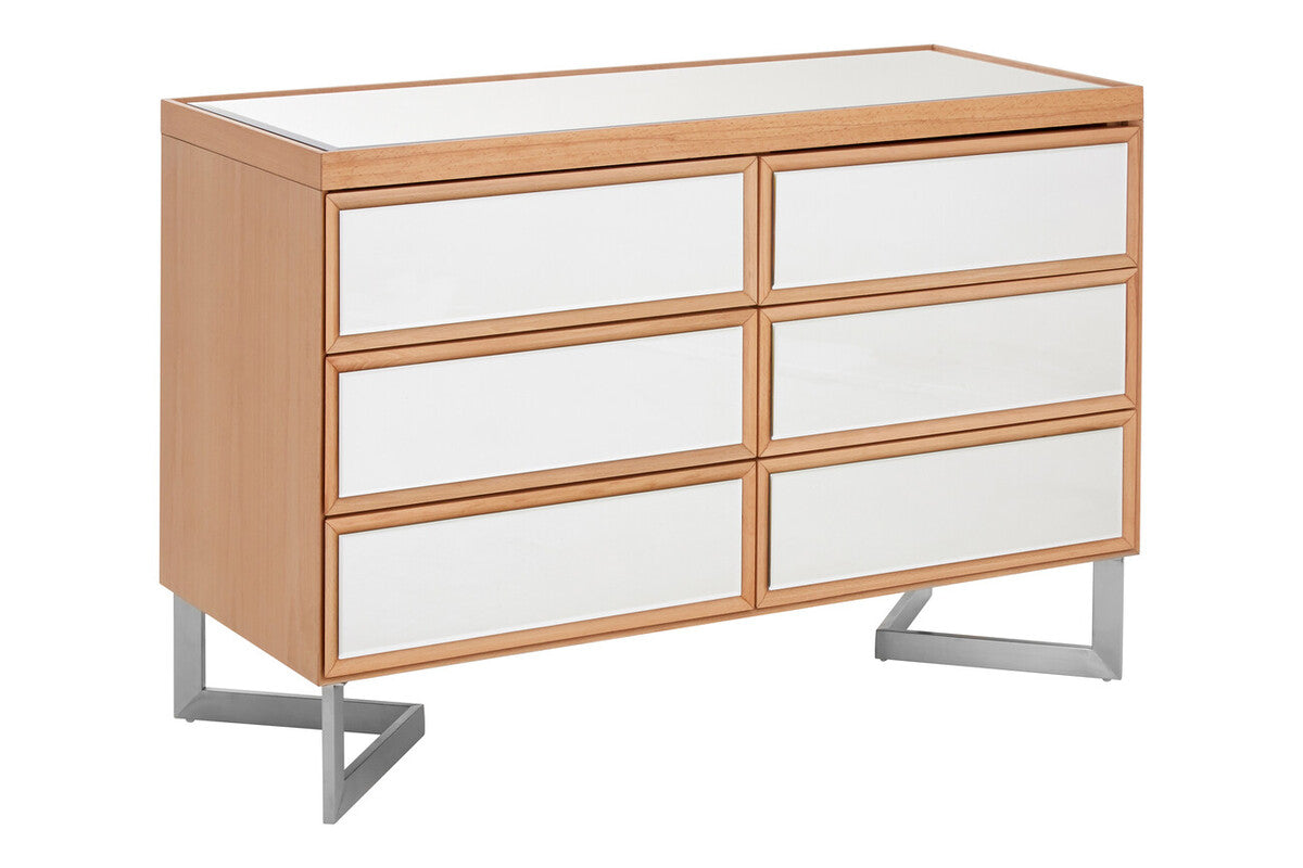 Kensington Townhouse Mirrored 6 Drawer Chest