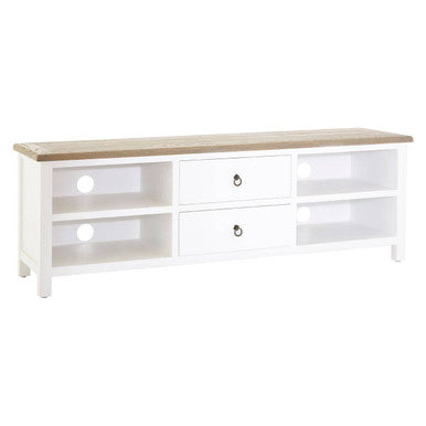 Hampstead White and Oak Wood Media Unit