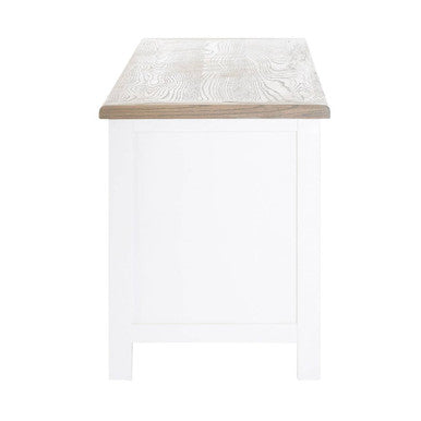 Hampstead White and Oak Wood Media Unit
