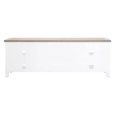 Hampstead White and Oak Wood Media Unit