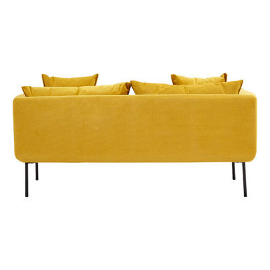 Kolding Yellow Fabric 2 Seater Sofa