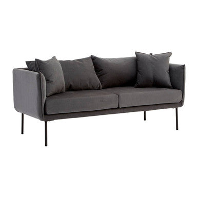 Kolding Grey Fabric 2 Seater Sofa