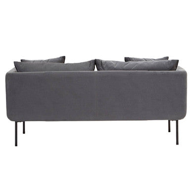 Kolding Grey Fabric 2 Seater Sofa