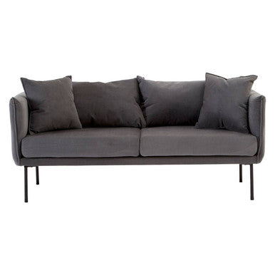 Kolding Grey Fabric 2 Seater Sofa