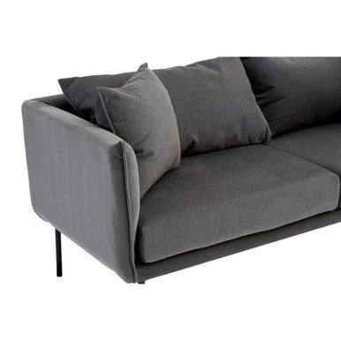 Kolding Grey Fabric 2 Seater Sofa
