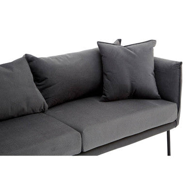 Kolding Grey Fabric 2 Seater Sofa