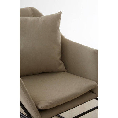 Stockholm Stone Fabric Armchair