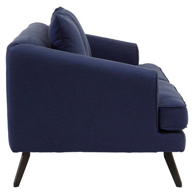 Mylo Navy Fabric 3 Seater Sofa