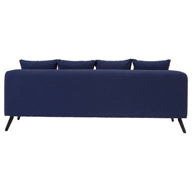 Mylo Navy Fabric 3 Seater Sofa