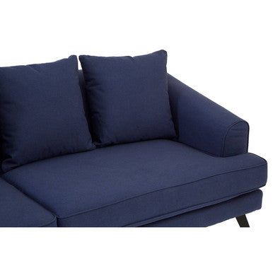 Mylo Navy Fabric 3 Seater Sofa