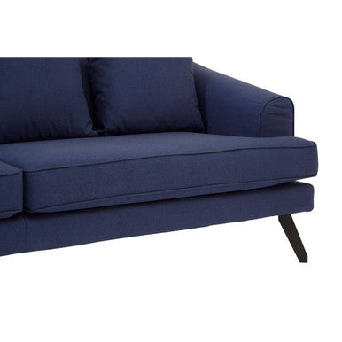 Mylo Navy Fabric 3 Seater Sofa