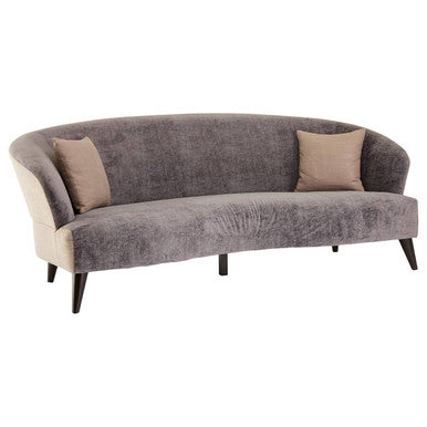 Reine Grey Velvet 3 Seater Sofa