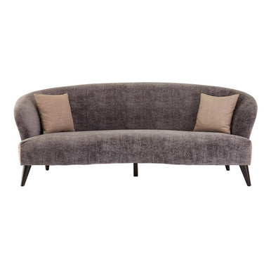 Reine Grey Velvet 3 Seater Sofa