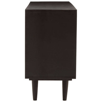 Malta Black and Gold Finish Mango Wood Sideboard