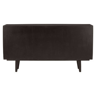 Malta Black and Gold Finish Mango Wood Sideboard