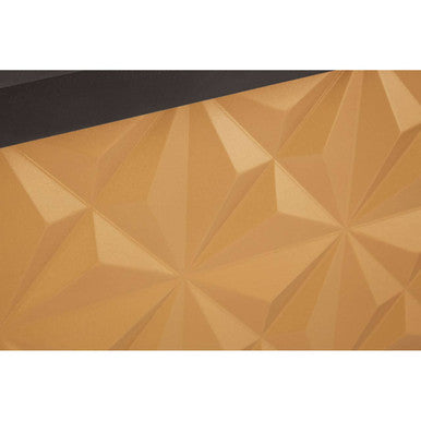 Malta Black and Gold Finish Mango Wood Sideboard