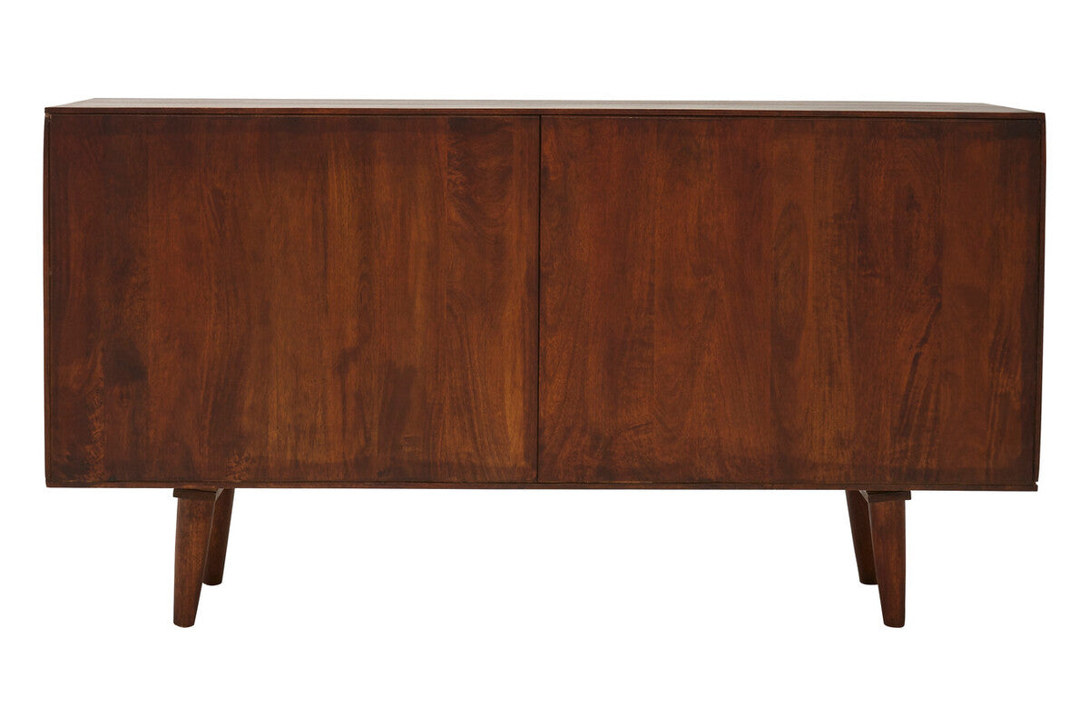 Vence Natural Mango Wood Sideboard with Sliding Doors