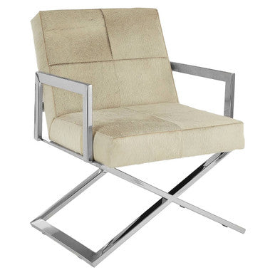 Kensington Townhouse Grey Hair on Leather Chair