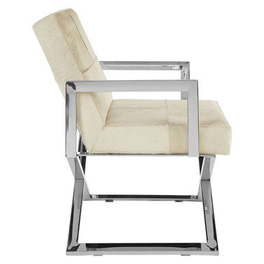 Kensington Townhouse Grey Hair on Leather Chair
