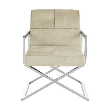 Kensington Townhouse Grey Hair on Leather Chair