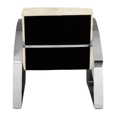Kensington Townhouse Natural Hair on Leather Chair