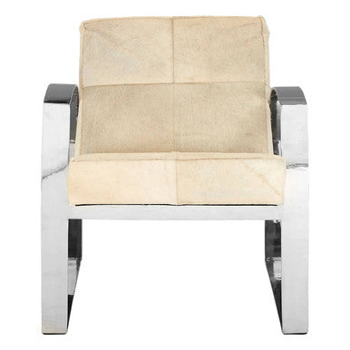 Kensington Townhouse Natural Hair on Leather Chair