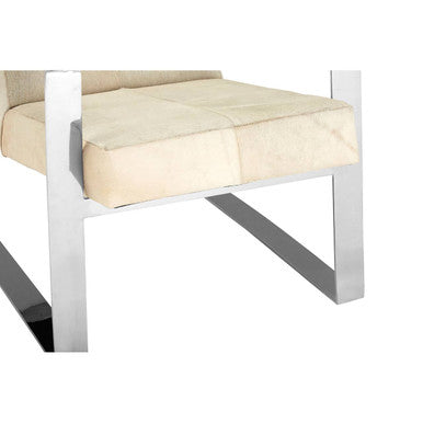 Kensington Townhouse Natural Hair on Leather Chair