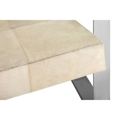 Kensington Townhouse Natural Hair on Leather Chair