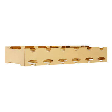 6 Bottle Gold Finish Wine Rack | Novo