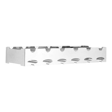 6 Bottle Silver Wide Wine Rack | Novo