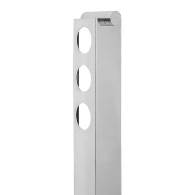 6 Bottle Silver Vertical Wine Rack | Novo