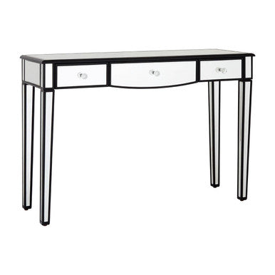 Graciela Mirrored 3 Drawer Console Table