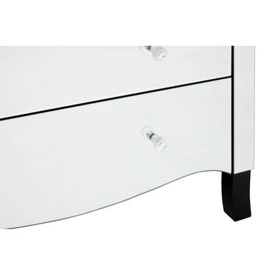 Graciela Mirrored 4 Drawer Chest