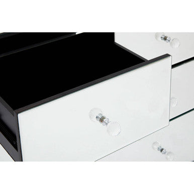 Graciela Mirrored 4 Drawer Chest