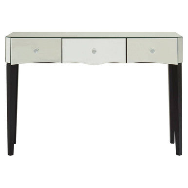 Gabriella Mirrored 3 Drawer Console Table