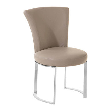 Eliza Grey Leather Effect Dining Chair