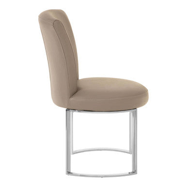 Eliza Grey Leather Effect Dining Chair