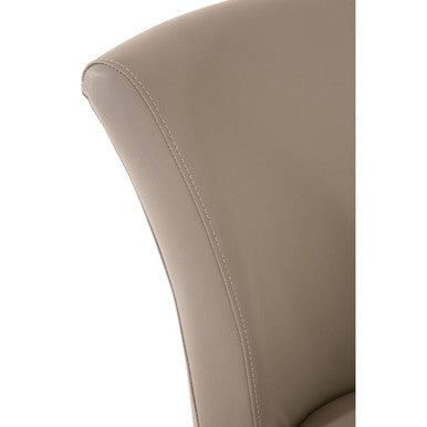 Eliza Grey Leather Effect Dining Chair